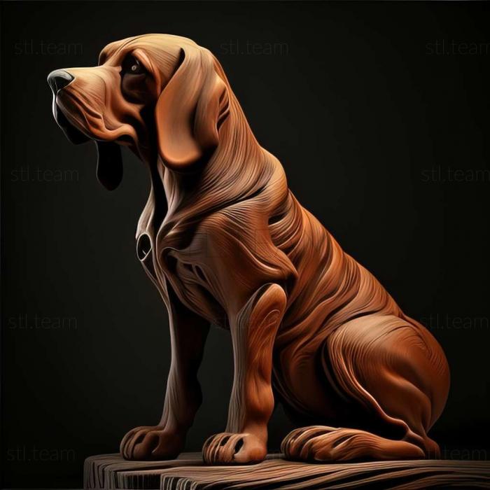 3D модель Болгарська гонча собака (STL)
